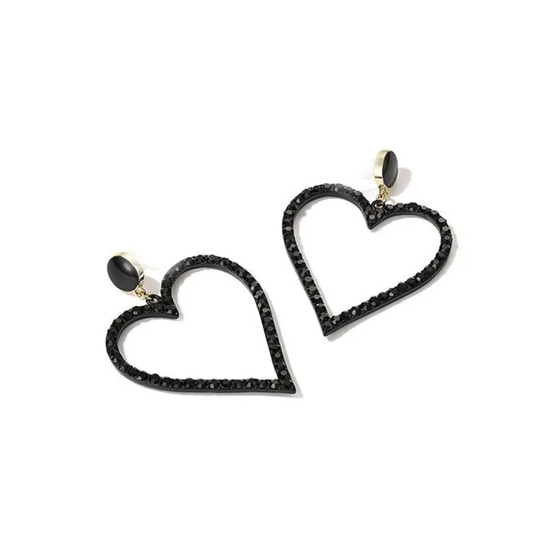 1 пара 2019 Мода для девочек модное большое полое сердце большие серьги женщин