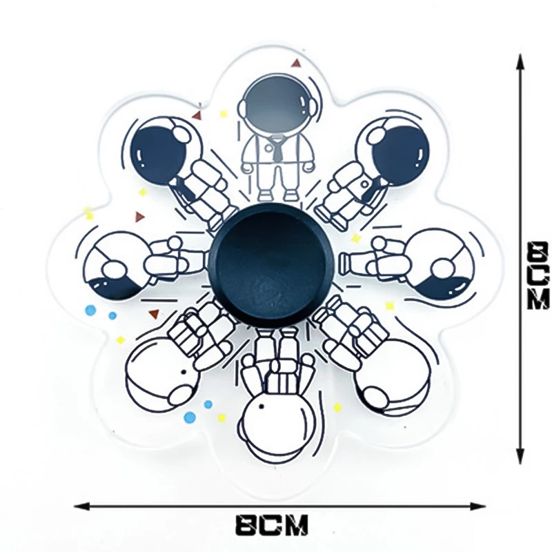 Динамичный Фиджет Спиннер 3D Паркур Мультяшные Аниме-персонажи Бегущие Вращающиеся Игрушки для Детей Снятие Стресса.