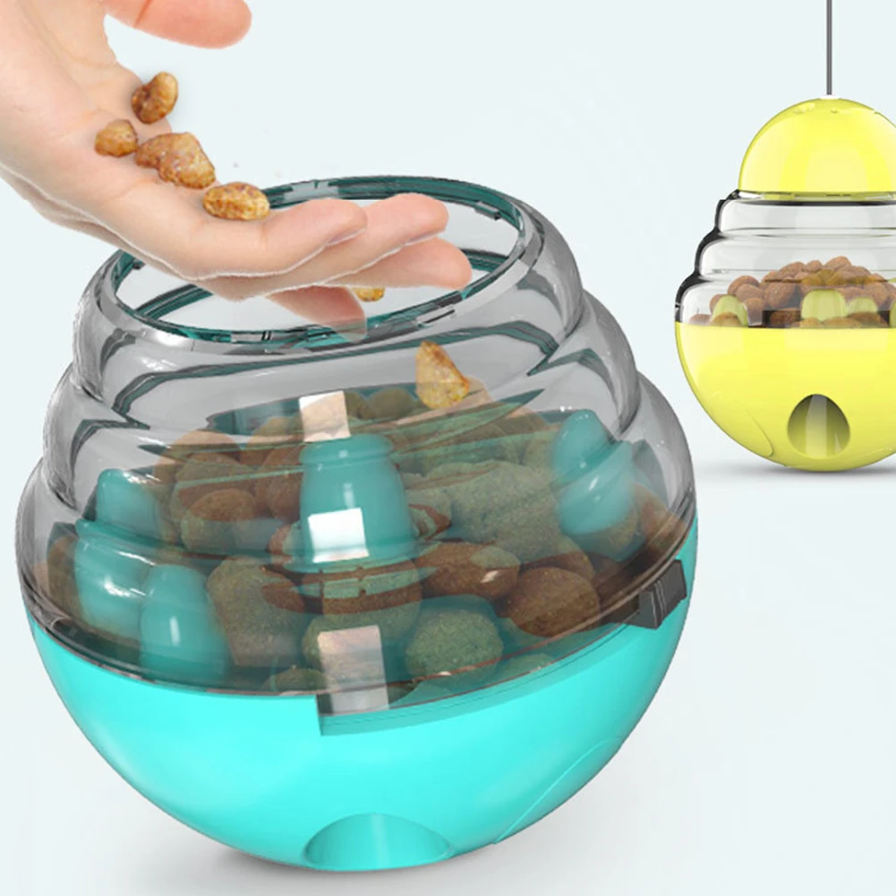 

Teaser Cat Toy Pet Food Dispenser Toys Tumbler Leakage Food Ball Pet Interactive Training Feeder Cats Dog Fun Bowl Feeding Toy