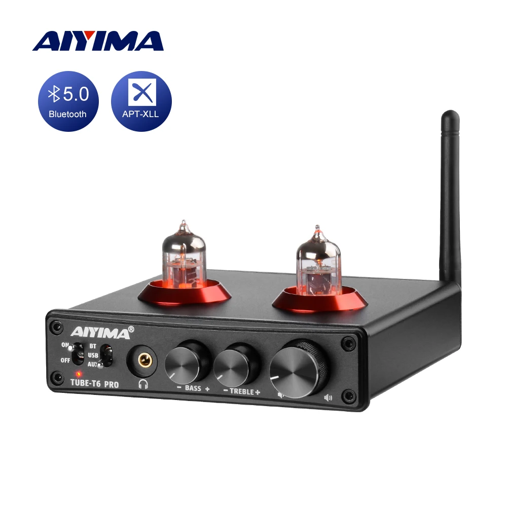 Предусилитель AIYIMA Bluetooth 5 0 APTX LL предусилитель для мобильного телефона трубчатый