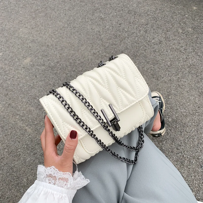 Светильник зеленая маленькая квадратная однотонная сумка из искусственной кожи