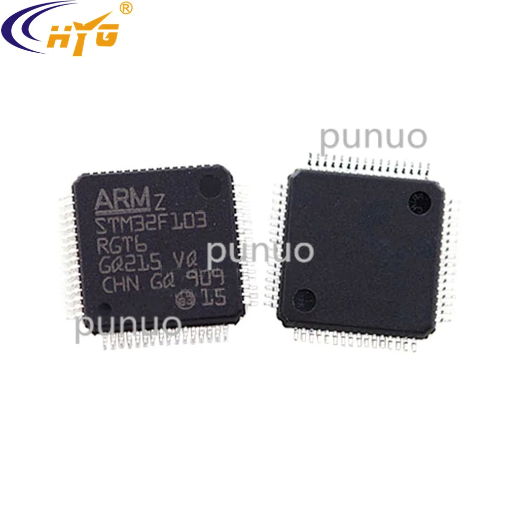 Оригинальная аутентичная Инкапсуляция STM32F103RGT6 LQFP64 17 таймеров 3 adcs