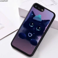 cat cute kitten phone case rubber for iphone 12 pro max mini 11 pro xs max 8 7 6 6s plus x 5s se 2020 xr case