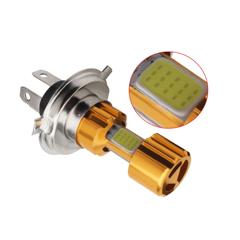 Новый светодиодный Автомобиль Мотоцикл головной светильник лампочка H4 (Подол