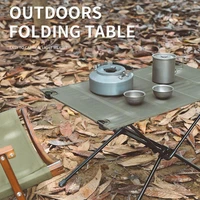 outdoor camping table portable foldable deskstrong load bearing aluminium picnic climbing tables folding hiking ultralight q7k2