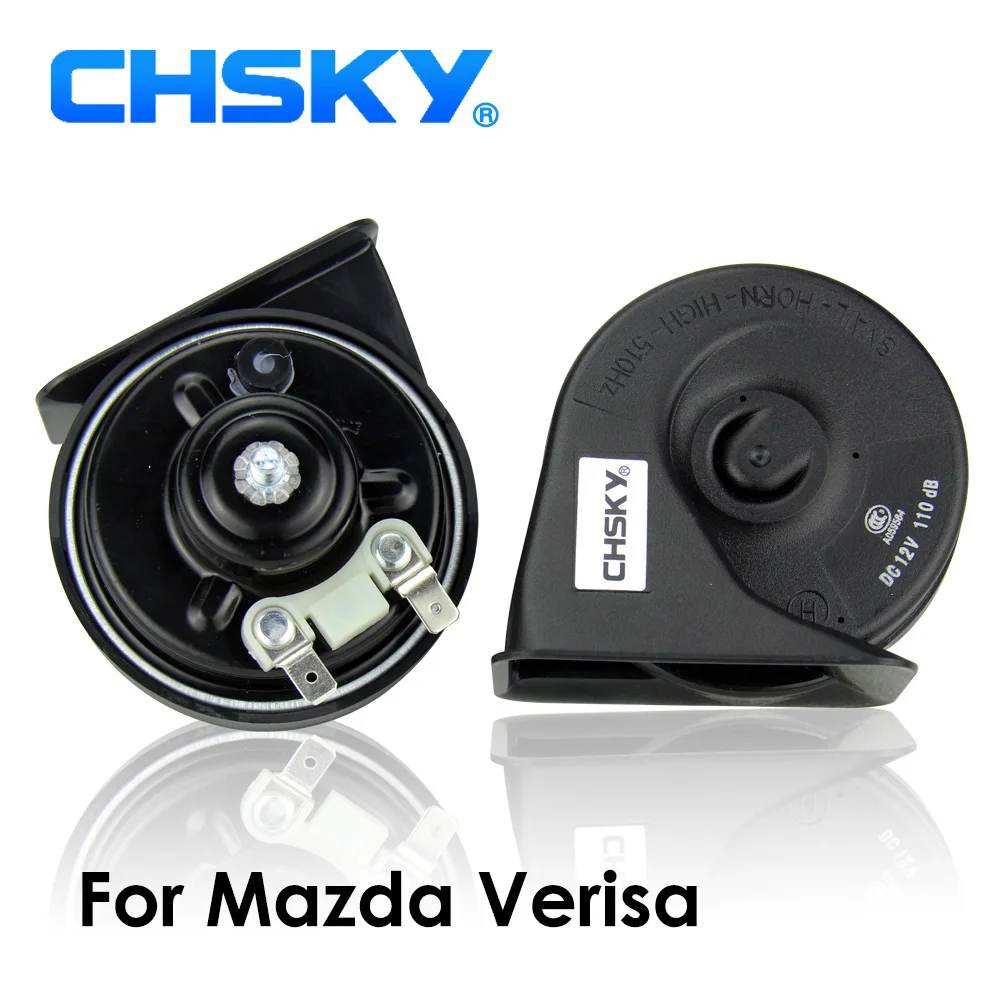 CHSKY автомобильный рожок Улитка Тип рога для Mazda Verisa 2004 до 2015 12V громкость 110-129db Авто