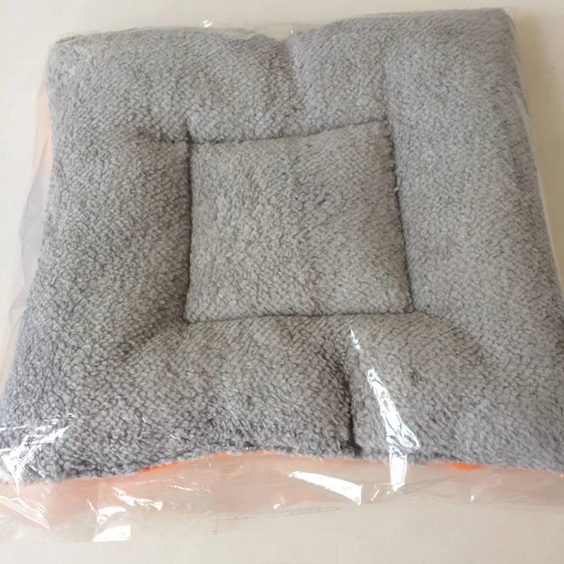 Мягкая и прочная кровать для питомцев домик кошек флисовый коврик зимний ультра