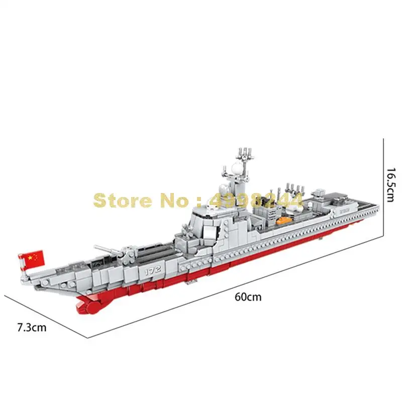  1359pcs military navy missile destroyer battleship warship building blocks Bricks Toy | Игрушки и хобби