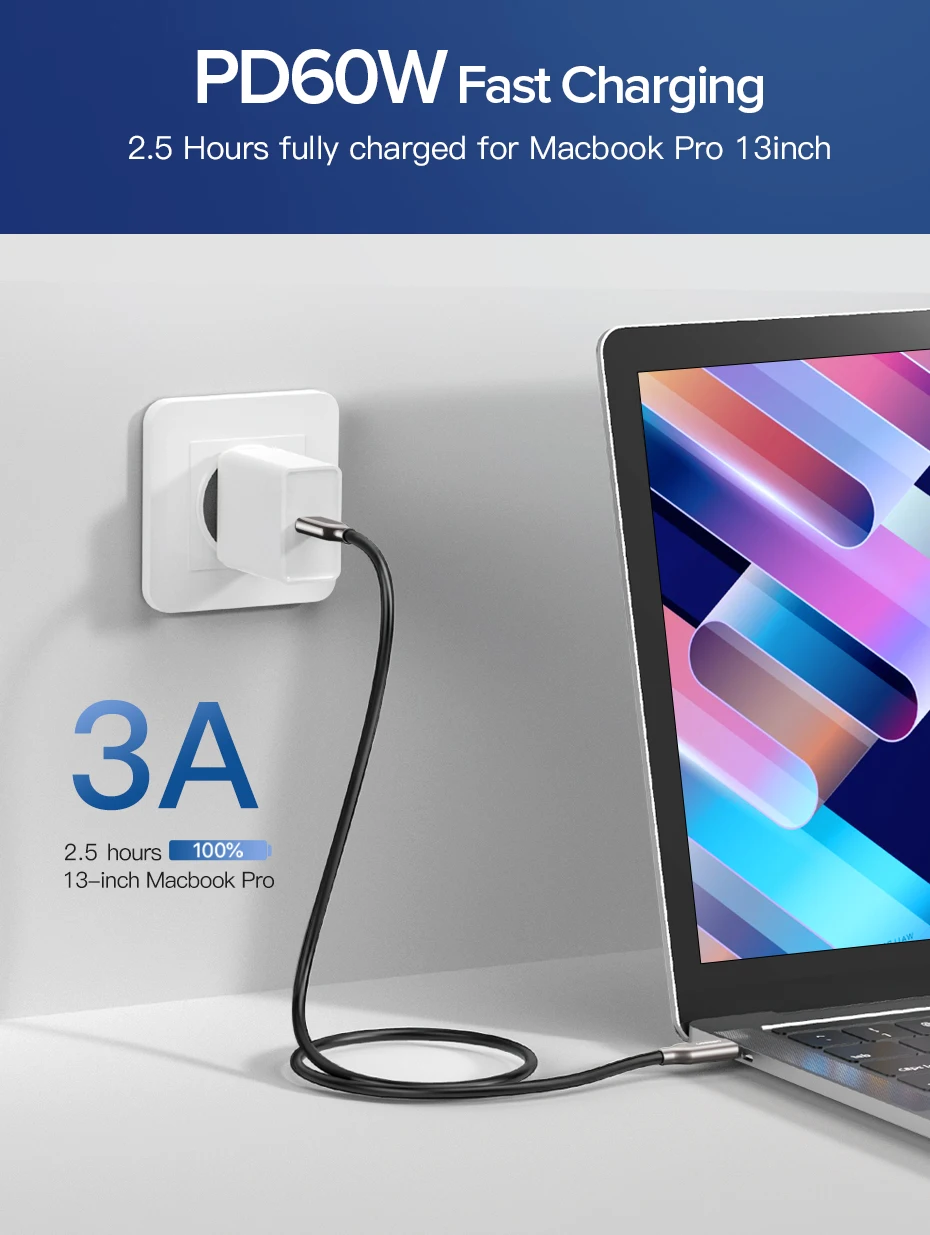 Ugreen PD 60 USB C к USB C 3,1 кабель для samsung Galaxy S10 S9 3A быстрое зарядное устройство кабель для передачи данных для Macbook