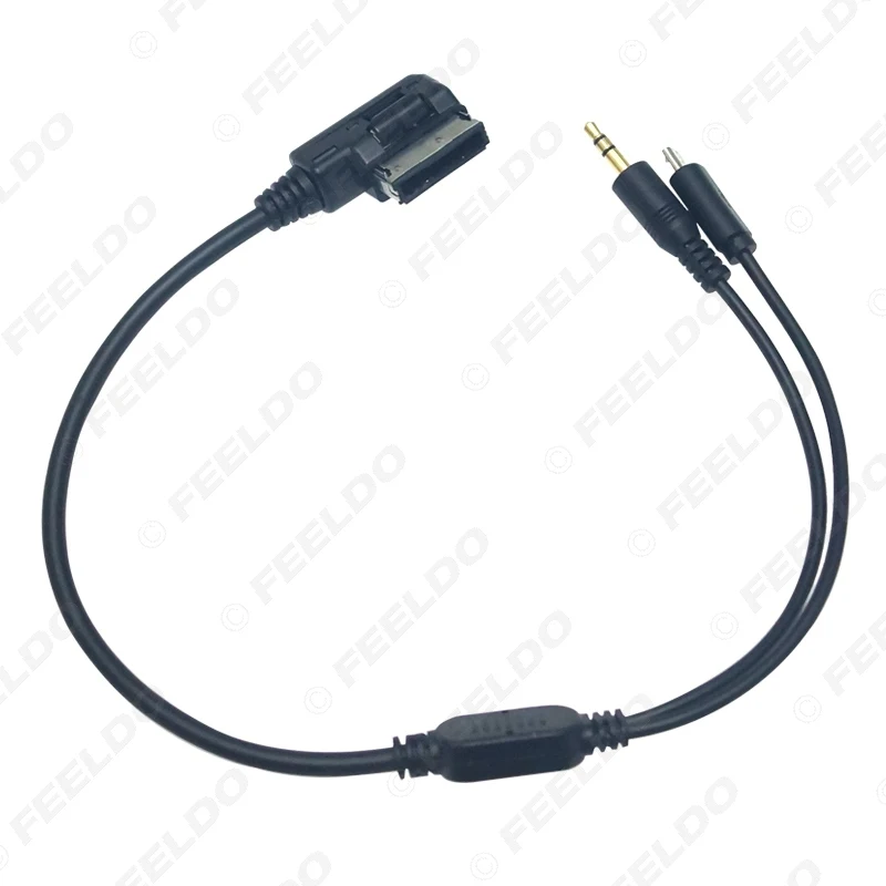 Автомобильный аудиокабель FEELDO AMI/MDI с разъемом 3 5 мм кабель AUX Micro USB для Mercedes Benz