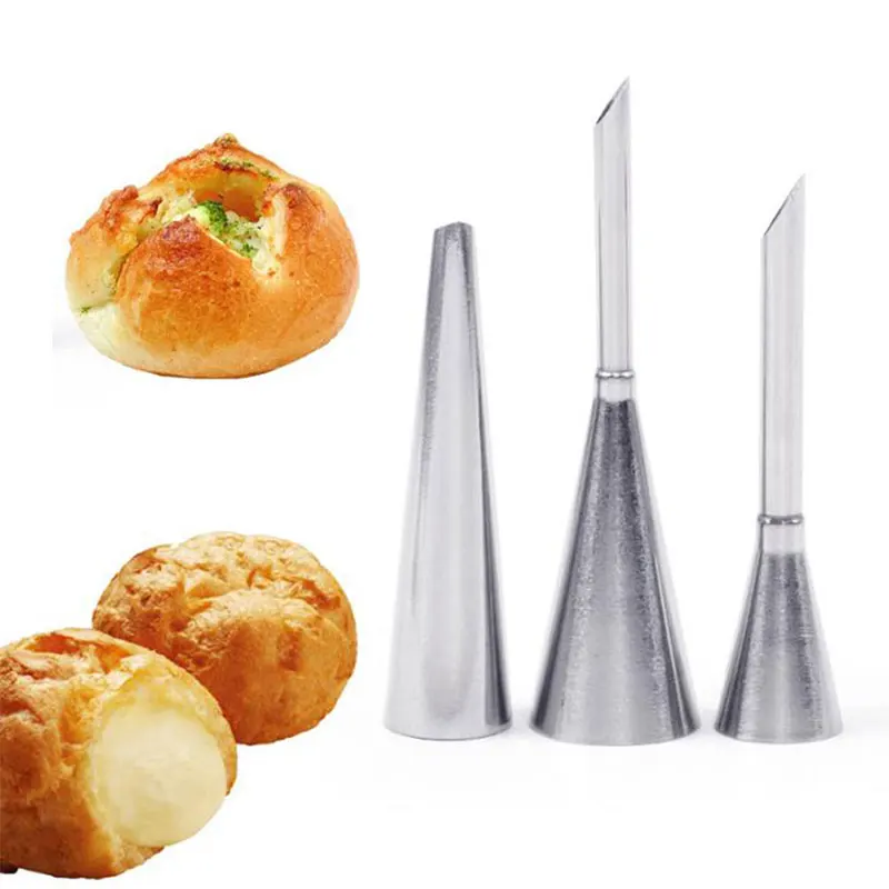 

3 шт./компл. Набор насадок для кондитерских сумок из нержавеющей стали