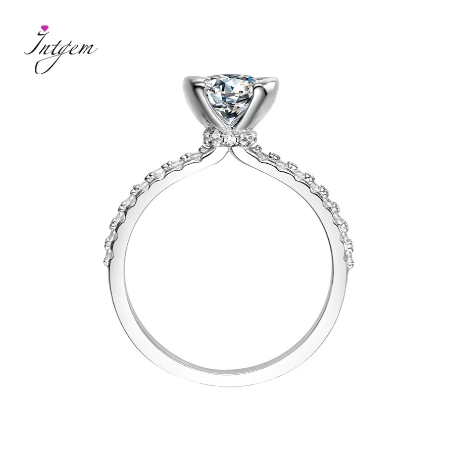 

Женское Обручальное кольцо из серебра 925 пробы, с муассанитом