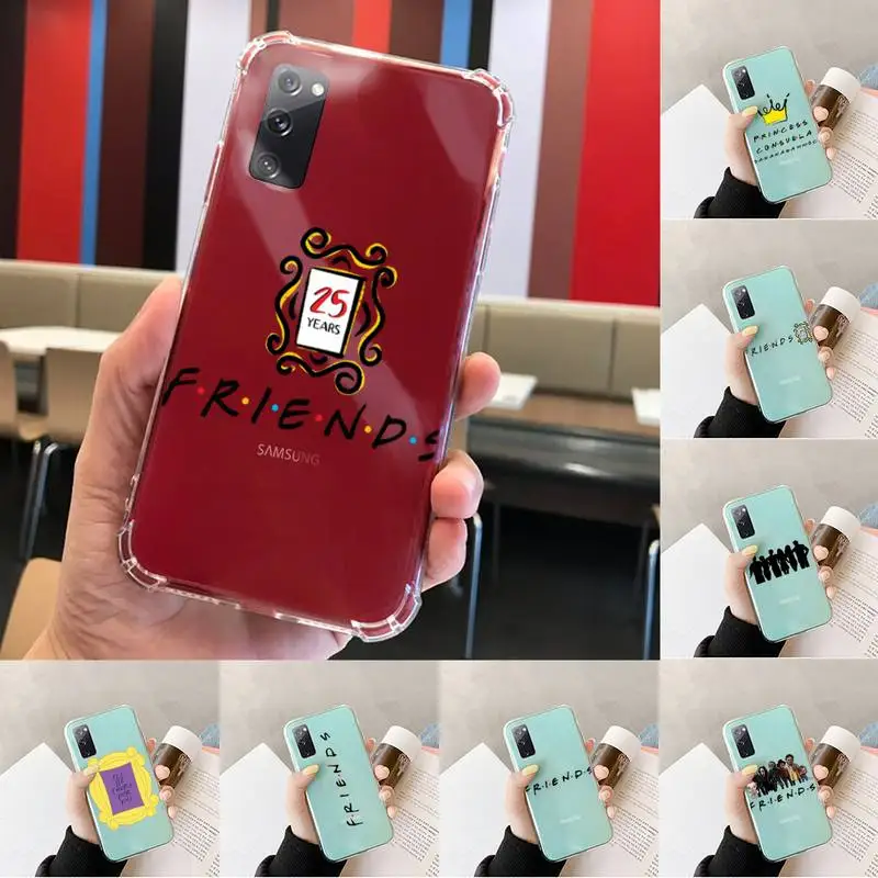 

Friends TV Phone Case Transparent For Samsung S 10 9 20 11 7 8 21 6 P Edge PLUS ULTRA 4G 5G