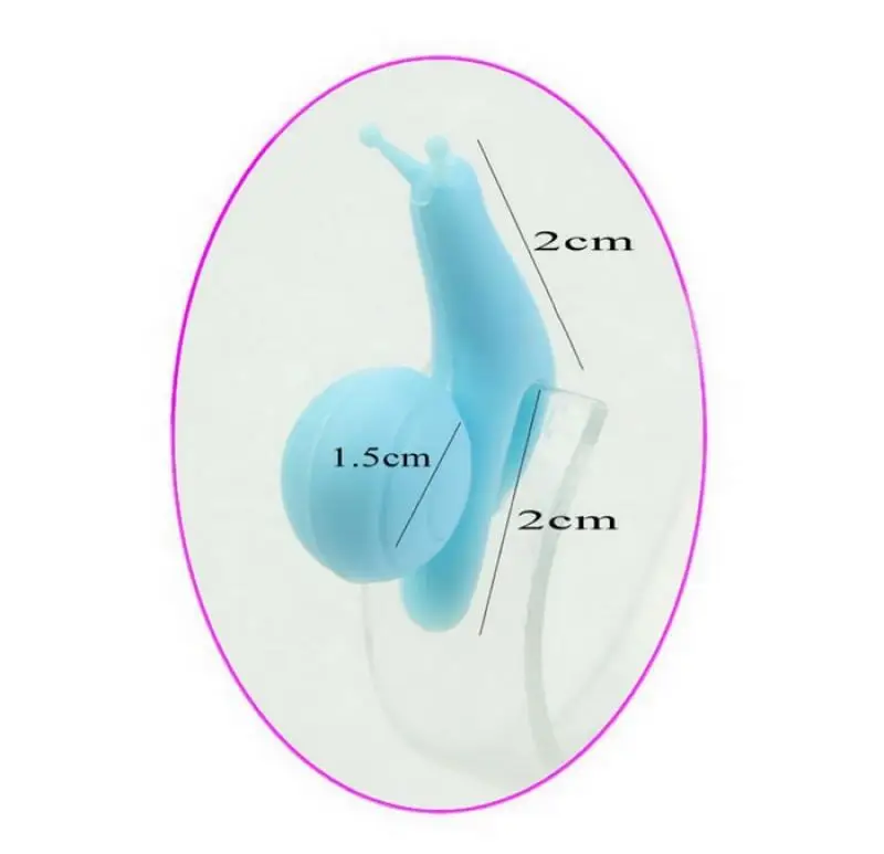 Силиконовый держатель в форме улитки для кружек чашек чайных пакетиков 6