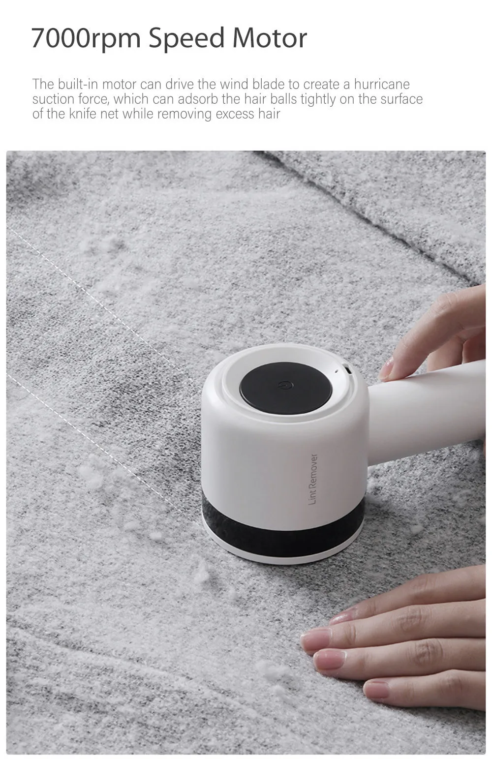 Xiaomi Deerma электрическая машинка для удаления катышков портативная машинка для удаления волос триммер для удаления свитера триммер с двигателем Скрытая липкая трубка для волос