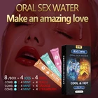 8 шт. Интимная смазка персикклубникаоранжевый съедобный ароматизатор смазка для оргазма интимный гель для анального орального секса смазка для орального секса товары для взрослых