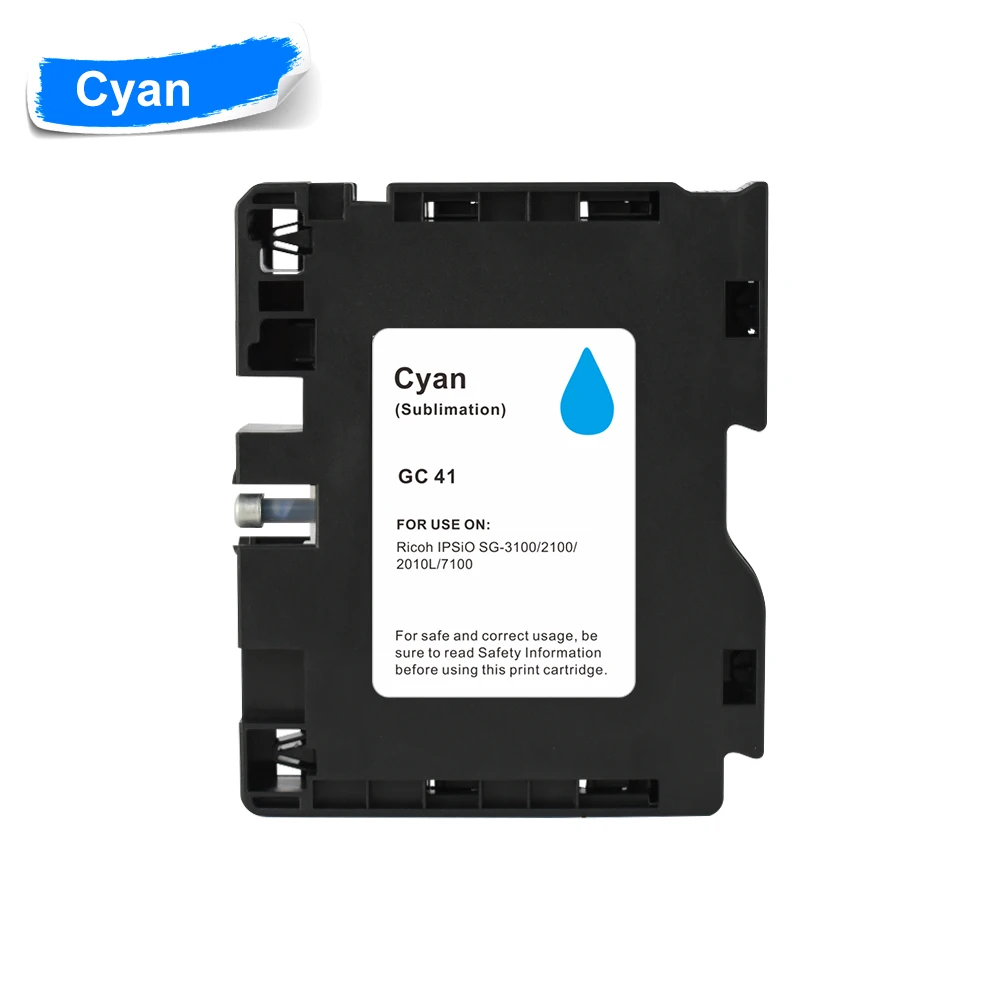 GC41 сублимационный картридж с чернилами для Ricoh IPSiO SG3100/SG2100/SG2100L/SG2010L/Aficio