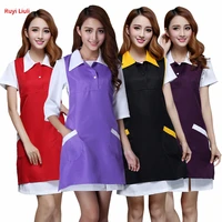 ruyi l beauty manicure apron korean version of the new beauty apron work clothes beautician work clothes