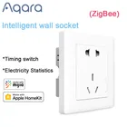 Умная настенная розетка Aqara, Беспроводной Выключатель ZigBee с Wi-Fi и пультом дистанционного управления, работает с приложениями для умного дома