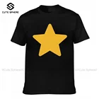 Футболка Steven Universe, забавная хлопковая футболка с коротким рукавом, базовая Мужская футболка с принтом, 5xl