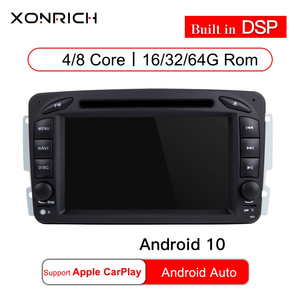 DVD плеер для Mercedes Benz CLK W209 W203 W463 W208 Wi Fi 3G GPS Bluetooth радио стереозвук медиаплеер 4 ГБ 64