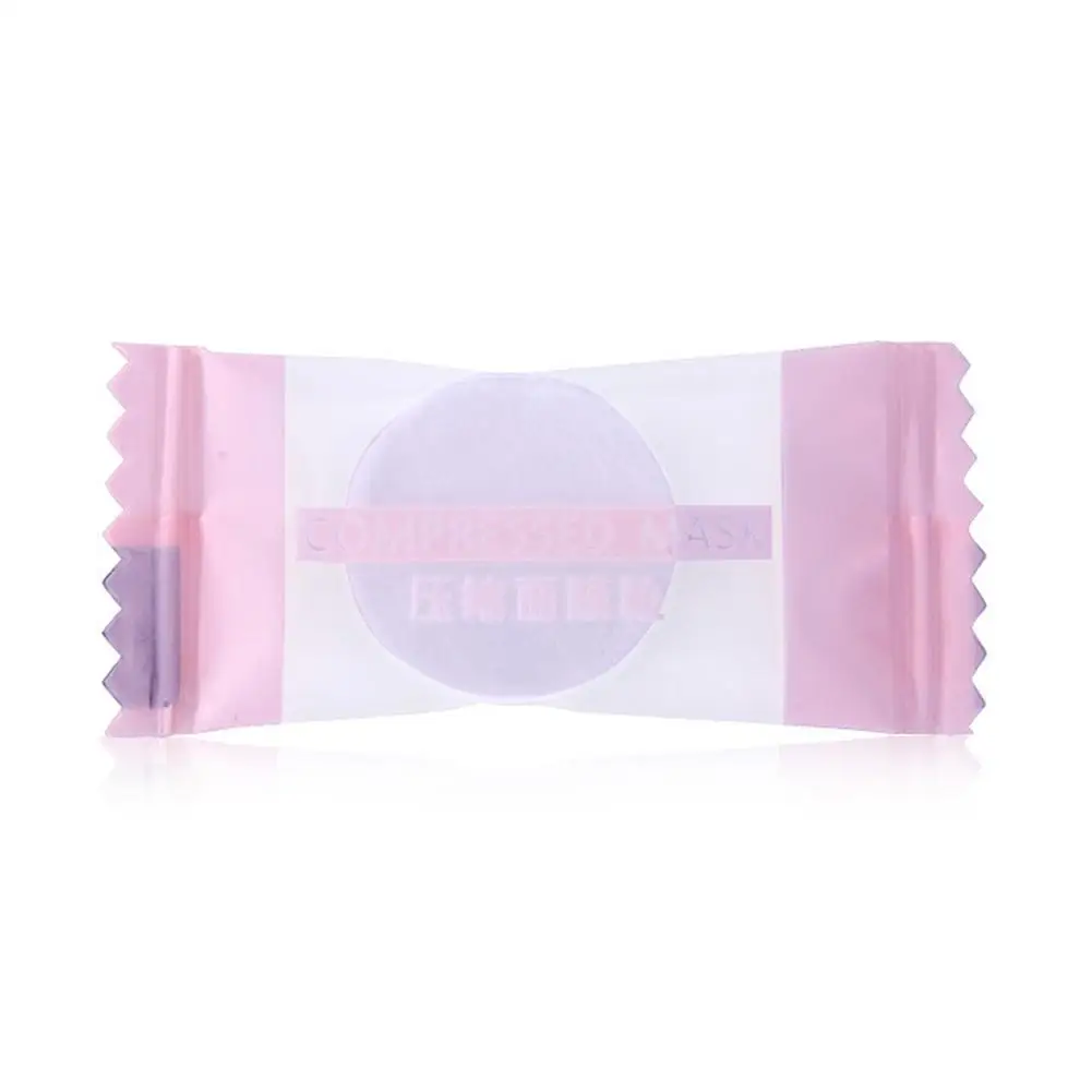 50 шт. одноразовые сжатые маски для лица нетканые волоконные бумажные Diy обернутые