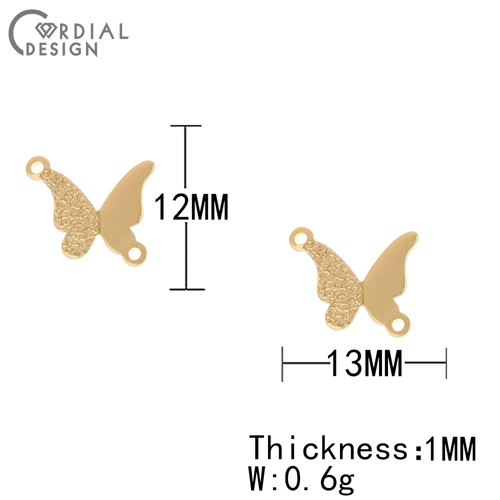 

Cordial Design 50Pcs Jewelry Accessories/Hand Made/Pendant//Paint Effect/Genuine Gold Plating/DIY/Jewelry Findings & Components