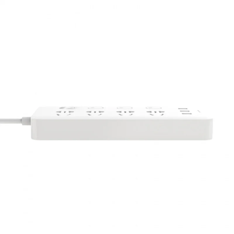Оригинальный сетевой блок Xiaomi 4 розетки отдельных выключателя 3 USB 5 В 2.1A