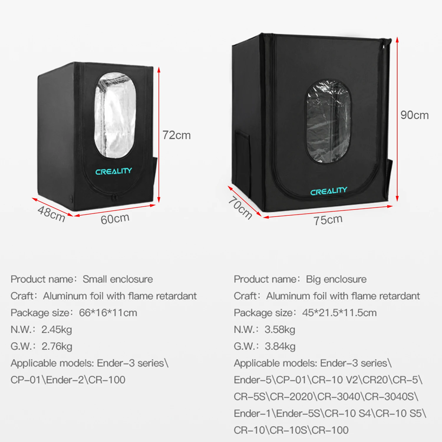 Защитная крышка для корпуса 3D-принтера Creality огнестойкая совместимая с Ender-3 Series |