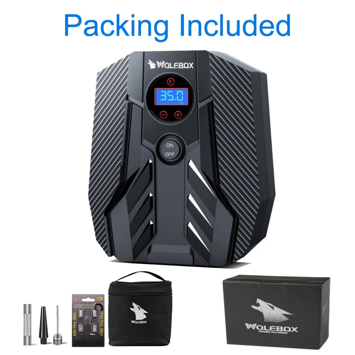 150PSI цифровой дисплей Авто шины надувной мини портативный воздушный компрессор