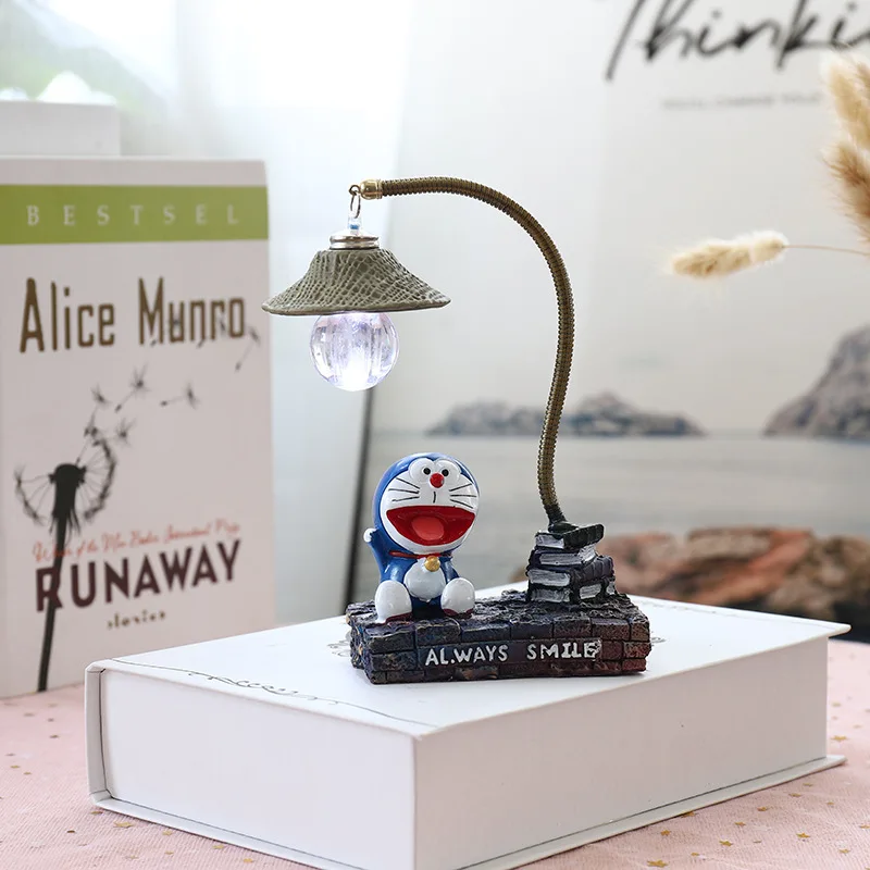 Фигурки куклы игрушки фигурка Doraemon Ночной светильник мини Светодиодная
