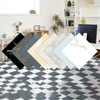 Современный плотная клейкие плитки пола Стикеры s Мрамор Ванная комната дорожный обои ПВХ Спальня мебель стены Стикеры номер Декор