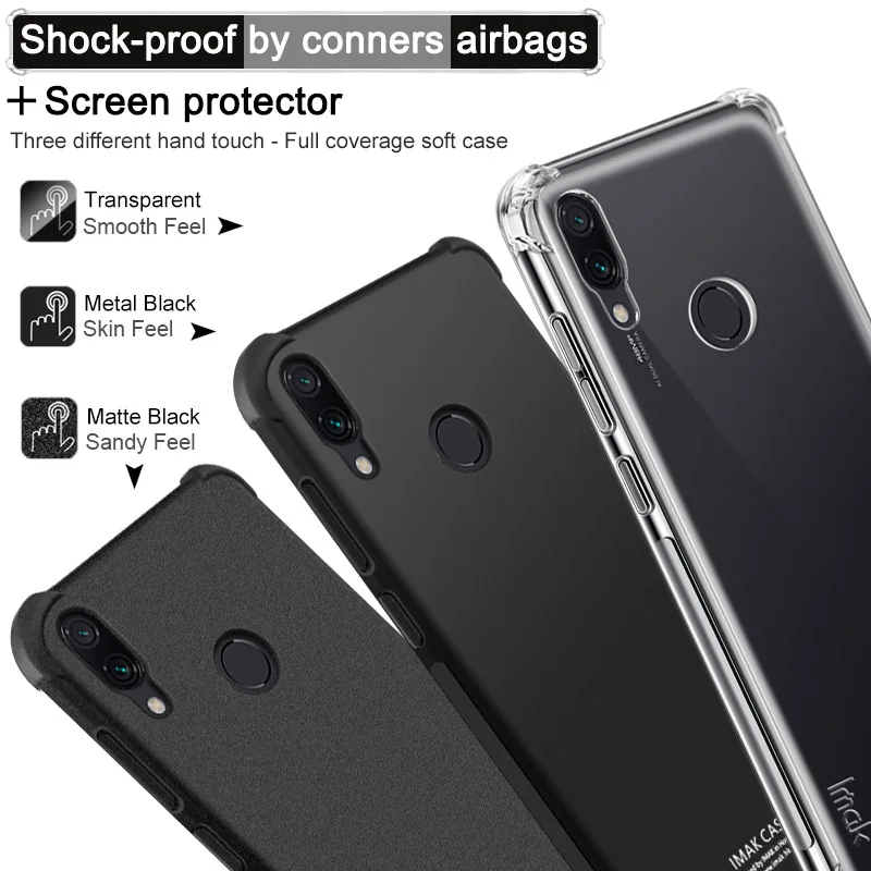 IMAK углы чехол с &quotвоздушной подушкой&quot для Xiao mi Red Note 8 Pro 7 6 7A 6A K20 9T Мягкий ТПУ Note8