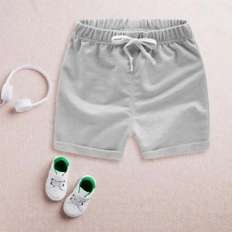 Детские шорты хлопковые пляжные спортивные короткие штаны для мальчиков летняя