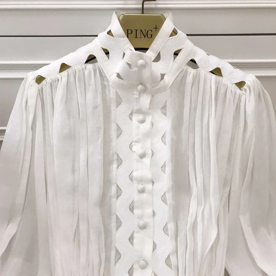 Baogarret/Новинка сезон весна-лето дизайнерское женское рукав в форме фонаря с