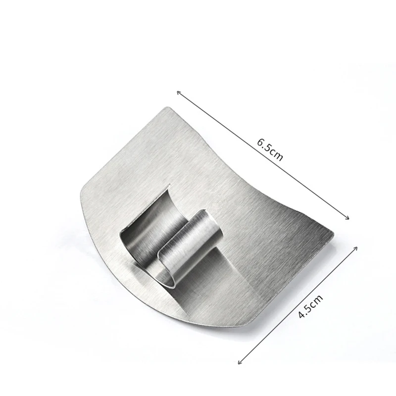 

Kitchen Gadgets 2Pcs Stainless Steel Hand Finger Protector Knife Cut Finger Protection Tool Safe Slice Finger Protection Gadget