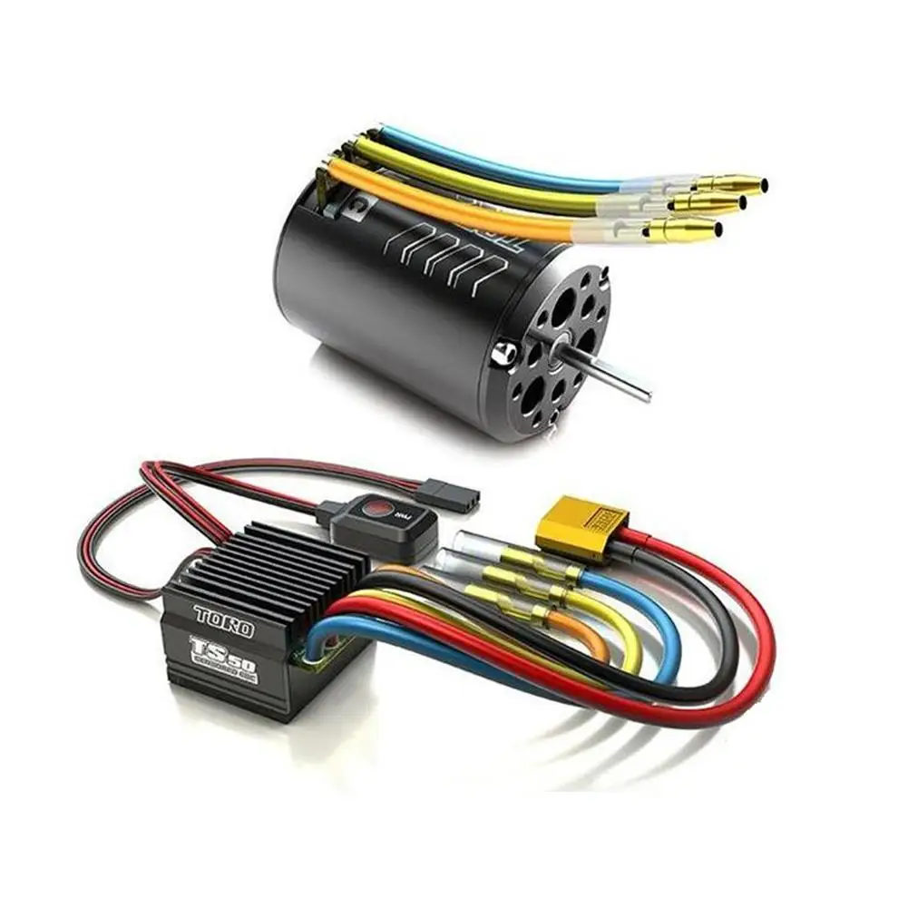 

Skyrc Toro 10.5t/ 13.5t/ 17.5t Sensored Brushless Motor Ts50 50a Esc Combo Me620 3250kv/ 2590kv/ 1870kv Plug And Play Parts