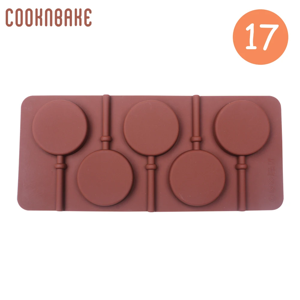 COOKNBAKE силиконовая форма для конфет, леденцов, шоколада, сахара, форма для леденцов, тортов, декоративная форма, круглая форма для печенья, кондитерских изделий, инструмент для выпечки - Цвет: CDY-046