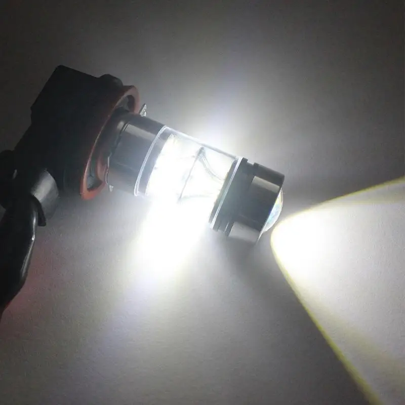 

2Pcs H11 H8100W 6000K Super White Fog Lights LED Driving Bulbs DRL Daytime Running Lights 2323 Fog Lamp Running Lamp Car Light