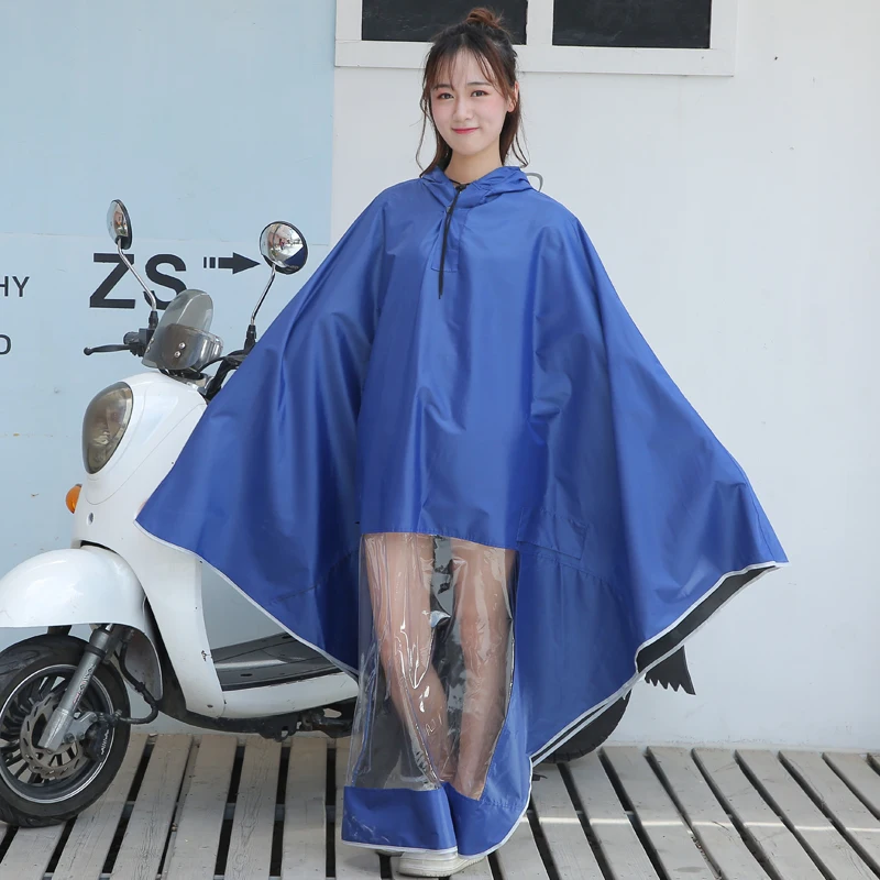 

Cycling Poncho Rain Coat Waterproof Single Person Rainwear Electric Bike Impermeable Capa De Chuva Daily Necessities EB50YY