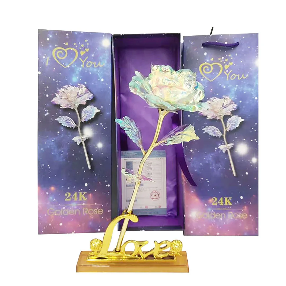 Розовые цветы романтическая красочная сказочная Роза искусственная галактика