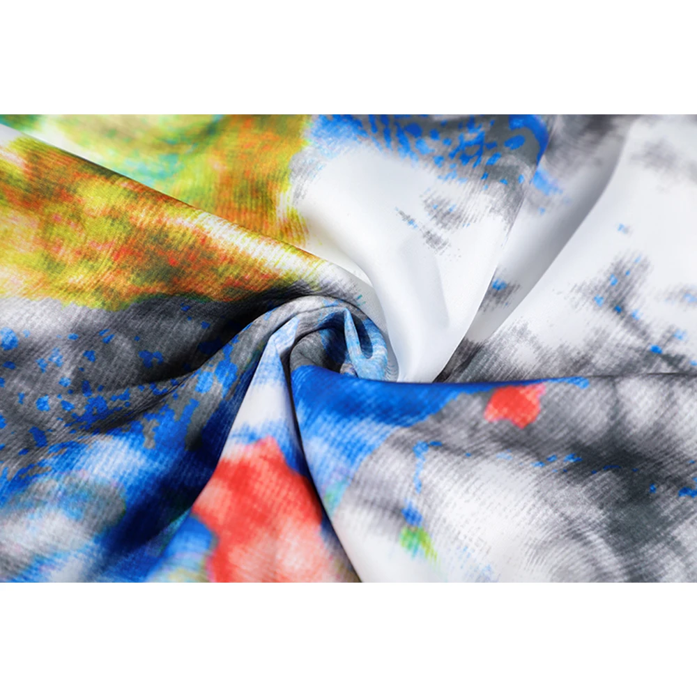 

Dark Icon Tie Dyeing Hawaiian Shirt Men Summer Turn-down Collar Men's Shirts Man Clothing