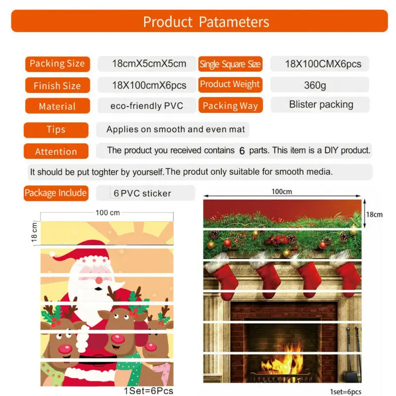 6 шт./упак. переклеивающиеся декоративные 3D наклейка &quotЛестница&quot
