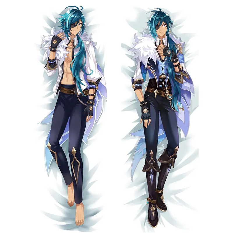 

Funda para almohada Game Genshin Impact Dakimakura, Kaeya Alberich, estampada, ropa de cama para el hogar