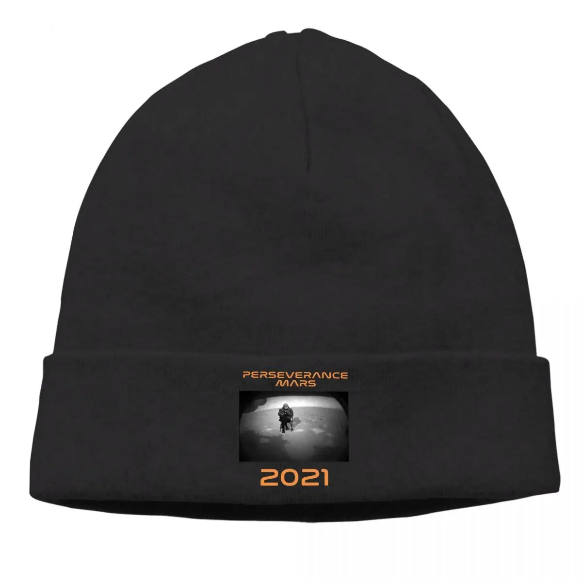 

(Thin) Mars 2020 Perseverance Skullies Beanies Caps Sit Knitted Winter Warm Bonnet Hats Unisex Ski Cap