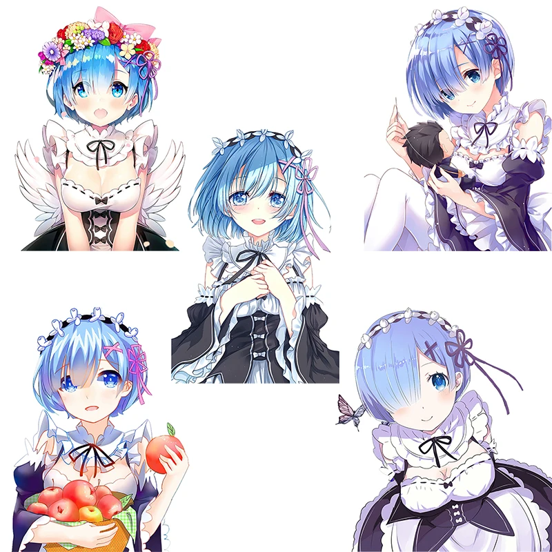 Три Ratels CDM368 RE:ZERO милый Rem виниловый пвх постер мультфильм аниме наклейка на капот