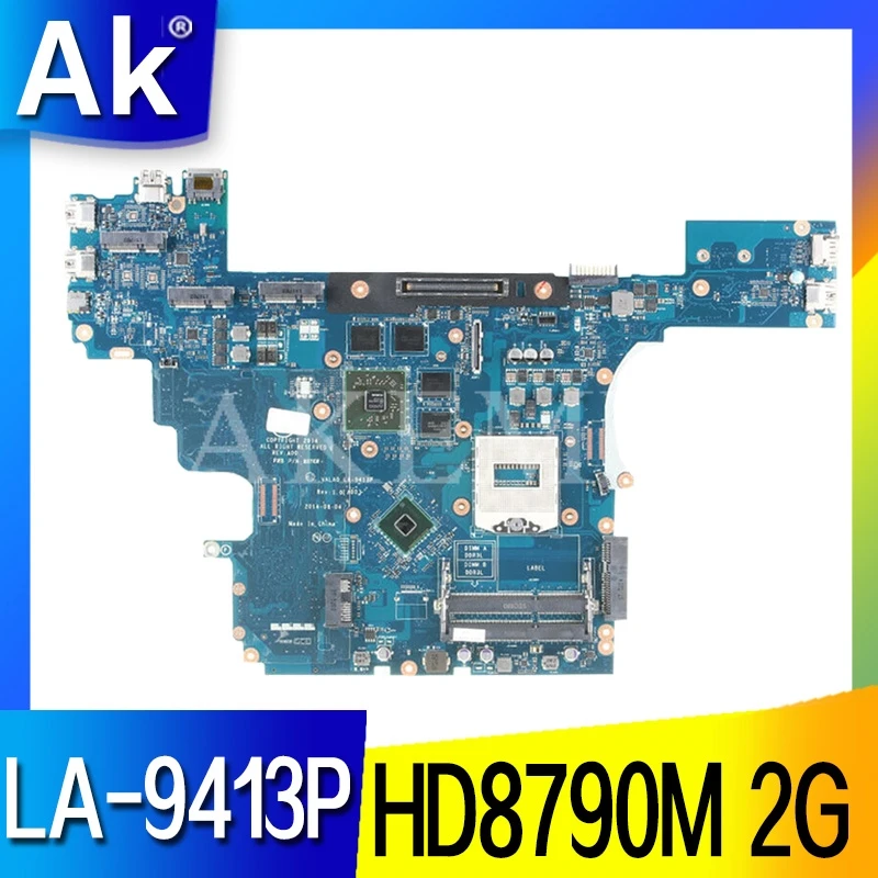 

CN-0PJWF2 0PJWF2 PJWF2 For DELL Precision M2800 Laptop Motherboard LA-9413P VALA0 W4710M 2GB gpu