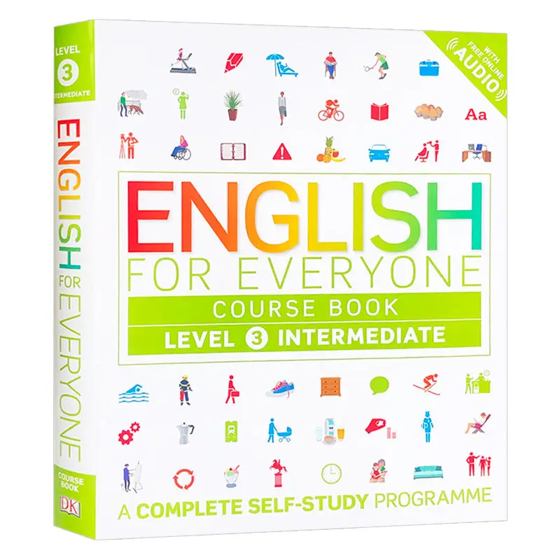 DK English For Everyone Course Level 3 Intermediate Kids Learning Book Complete Self-Study Programme