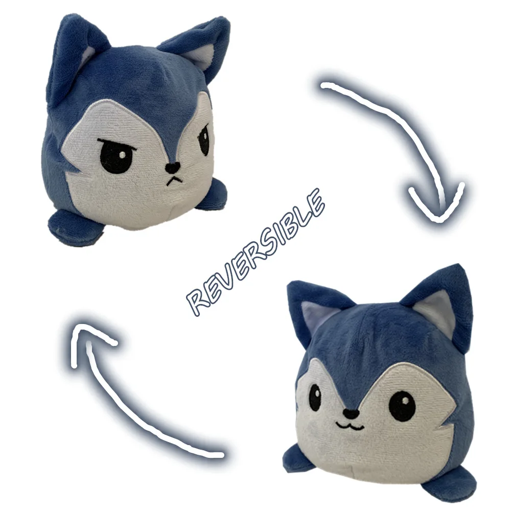 15 см двусторонний плюшевая игрушечная черепаха авокадо Косплей Shiba Лисья