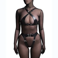 premium harness bra women leather panties bdsm lingerie bondage harness erotic lingerie garter belt gothic plus size harness